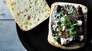 Marinated Portobello Mushroom Sandwich Recipe With Images Portobello Mushroom Sandwich Mushroom Sandwich Stuffed Mushrooms