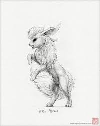 Flareon 8 X 10 Print Pokemon Drawing Art Artwork Etsy In 2021 Pokemon Drawings Pokemon Sketch Pokemon