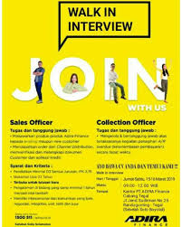Aplikasi informasi lowongan kerja kudus, jepara, pati, rembang, demak, dll. Lowongan Kerja Pt Adira Finance Cabang Tegal Keuangan Pendidikan Komunikasi
