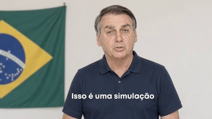 Vídeo de "Bolsonaro" feito com IA é exibido em convenção do PL
