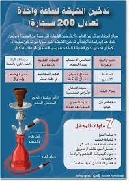 تدخين الشيشة أو الارجيلة health fun facts interactive notebooks