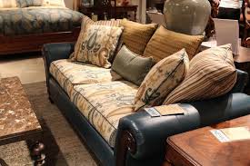 Mixing Leather And Fabric Daring But Would You Put This In Your House Couch Makeover Cushions On Sofa Best Leather Sofa