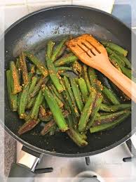 Stuffed Okra Bharwa Bhindi Recipe Your Food Fantasy Recipe Recipes Okra Okra Recipes