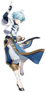 Chongyun Genshin Impact Wiki Fandom In 2020 Character Design Character Anime Blue Hair