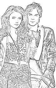 Vampire diaries coloring pages template. Vampire Diaries Malvorlage Coloring And Malvorlagan