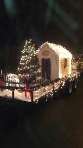 We found an old mobile home frame and built a platform. Christmas Parade Float With Lights Christmas Parade Holiday Parades Holiday Parade Floats
