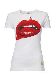 Lips T Shirt Designer Outfits Woman Clothes Design Vivienne Westwood Tops