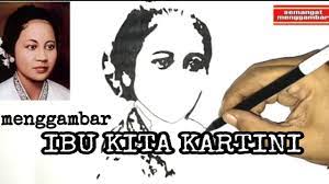 Siapa sih yang tidak akan senang kalau memiliki. Sketsa Gambar Pahlawan Ra Kartini Info Gtk