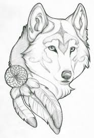 Tete De Loup Dessin De Loup Dessin Loup Facile Dessin De Loups