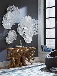 Phillips Collection Flower Metal Wall Art In 2020 Wall Decor Living Room Modern Wall Decor Decor