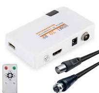 HDMI RF Modulator Coax Converter VHF Adapter w/Male F Type Cord for PS4 PS5  Xbox Nintendo Switch VCR DVD Player Roku Fire Stick Set-top Cable Box HD ...