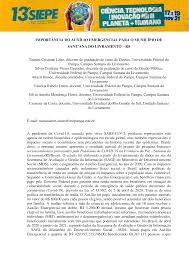 IMPORTÂNCIA DO AUXÍLIO EMERGENCIAL PARA O MUNICÍPIO DE SANT'ANA DO  LIVRAMENTO