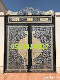 ابواب حديد ليزر ودرابزينات ضمان وسرعة وجوده