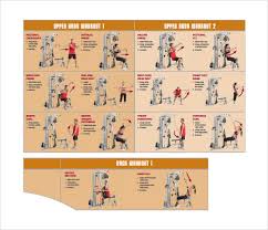 77 Bright Gym Workout Chart Hd Images Pdf