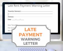 Jun 17, 2021 · along with late fee, interest has to be paid at 18% per annum. Late Rent Payment Warning Letter Rentce