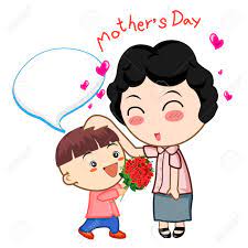 Dibujos para pintar y colorear gratis. Tarjeta Del Dia De La Madre Feliz Con Dibujos Animados Ilustraciones Vectoriales Clip Art Vectorizado Libre De Derechos Image 20212912