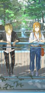 Many people love to travelling and making different kind of trips to explore new inventions. Download 1080x2240 Anime Couple Bridge Slice Of Life Trip Wallpapers For Huawei P20 Pro Wallpapermaiden