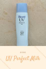 Doubles up as makeup base. Product Review Biore Uv Perfect Milk Nyx Knacks