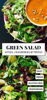 Favorite Green Salad Recipe Cookie And Kate Recipe Green Salad Recipes Green Salad Salad Recipes