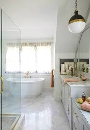Bathroom faucet antique bronze finish brass basin hot cold water mixer deck mounted single hole single handle bathroom water tap. Brass Bathroom Fixtures Transitional Bathroom Rebecca Hawkins Interiors