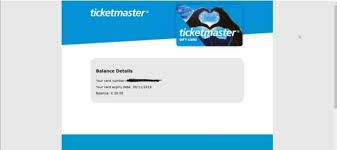 ticketmaster gift card in