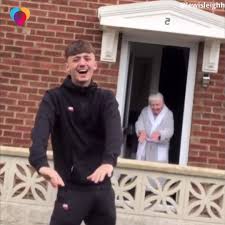 Watch short videos about #bidengrandson on tiktok. Cbs This Morning Grandma Dances With Grandson Dropping Off Her Groceries Facebook