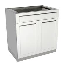 white drawer plus 2 door stainless