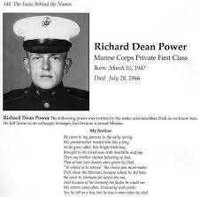 PFC Richard Dean Power, Shevlin, MN