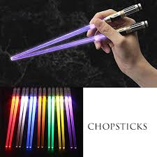 Lightsaber Chopsticks L Led Utensil Rainbow Ramen Mouthwatering Memes