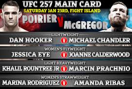 The ufc 257 premiliminary cards featured main fight will be alex da silva vs brad riddell. Dustin Poirier Touches Down On Fight Island Ahead Of Ufc 257 Showdown With Conor Mcgregor