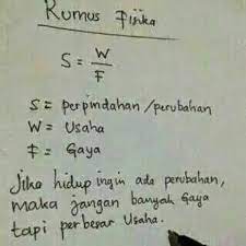 Ayo bantu bagikan artikel ini pada sobat kita lainnya. 35 Trend Terbaru Kata Kata Motivasi Pake Rumus Fisika Pena Bijak