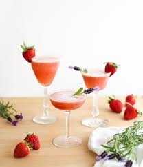 Strawberry Lavender Mimosa California Strawberry Commission Recipe Strawberry Nutrition Lavender Syrup Brunch Cocktails