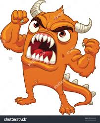 Image result for orange monster