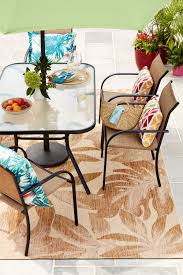 Create An Outdoor Space That S Beautiful And Functional Patio Spring Pillows Tropical Rug Dining Chairs Patio Dining Chairs Outdoor Furniture Sets