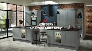 Grey kitchen ideas to inspire. Chelford Slate Grey Shaker Style Kitchen By Howdens
