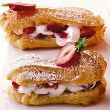 Erdbeer Eclairs Rezept Eclairs Eclair Rezept Und Dessert Rezepte