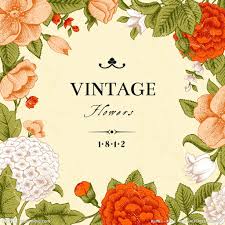 春天鲜花花朵 花卡矢量图 花边花纹 底纹边框 矢量图库 昵图网nipic com vintage flowers flower illustration free graphics