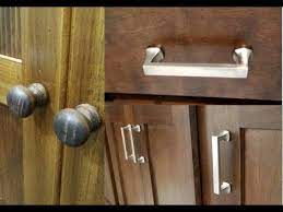 Drilling Installing Handles Knobs Pulls Cabinet Diy Youtube