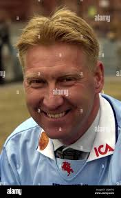 FILE 2000-04-12. Michael Andersson, manager Malmo FF. ***** Michael  Andersson leder Malmo FF i arets serie i Superettan. Foto: Leif R  Jansson/SCANPIX Code: 50020 Stock Photo