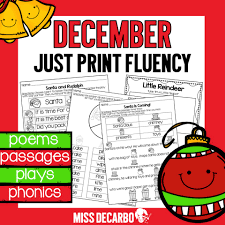 Third grade students should be focused on learning new words, mostly with their decoding skills. Free Christmas Activities Ideas And Games For Literacy Miss Decarbo