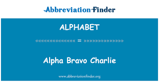 It has phonetic alphabet letters on the cover for easy . Alphabet Definition Alpha Bravo Charlie Abbreviation Finder