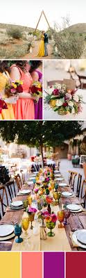 Dahlia bouquets make totally unique wedding flowers, thanks to their big blooms and striking colors. Wedding Colors 10 Fresh Hip Combos A Practical Wedding