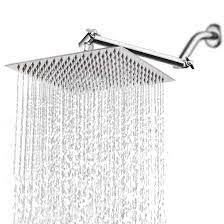 One important distinction to understand is the difference between a leak and a drip. Fyydes Shower Head 12 Stainless Steel Rainfall Shower Head Waterfall Rain Chrome Square Ultra Slim Shower Head Only No Arm Included Walmart Com Walmart Com