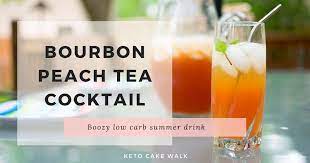 To reduce the risk of heart diseases, it is best to consume items low in cholesterol and the cholesterol count in a (1 shot or jigger 1.5 fl oz) bourbon is 0 mg. Bourbon Peach Tea Cocktail Low Carb Summer Drink