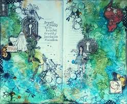 My Art Journal Page The Magic Of Oz My Fantasy Art Journal Page The Magic Of Oz The World O Art Journal Pages Art Journal Prompts Book Art