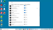 How to Customize Notification area in Windows 10 - YouTube