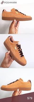 Puma Classic Casual Suede Brown Unisex Shoes Brand New No