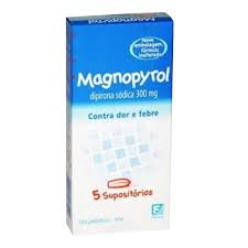 Magnopyrol Pediatrico 300mg 5 Supositorios Drogarias Pacheco