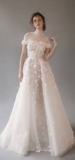 Sweet 3d Floral Applique Wedding Dress For Feminine Romantic Brides Ball Gowns Wedding Wedding Dresses Unconventional Wedding Dress