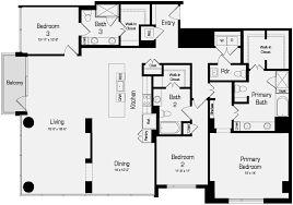 3 bedroom floor plans with dimensions. One Bedroom Apartments Houston Floor Plans Latitude